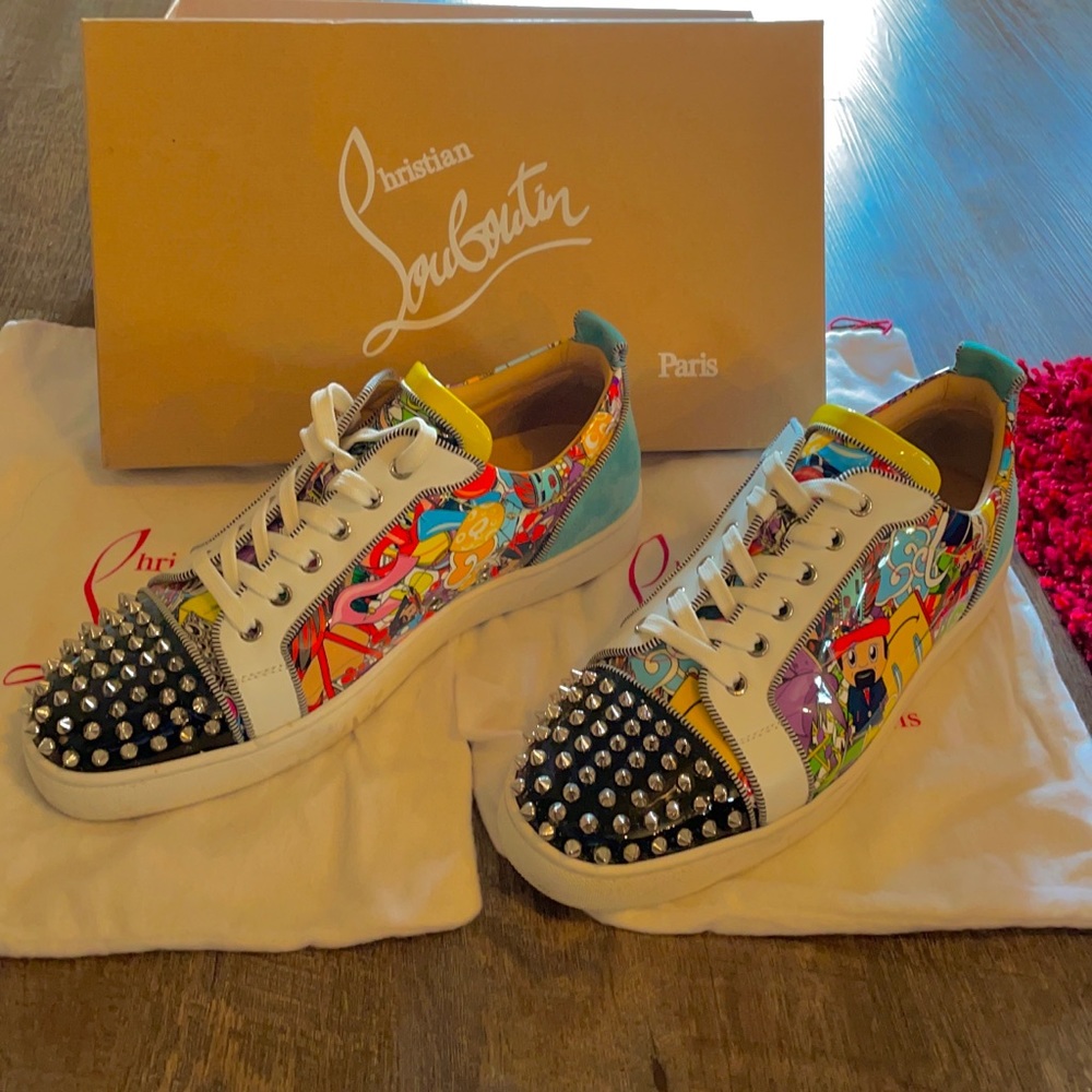 💥Exclusive Custom Christian Louboutin Sneakers